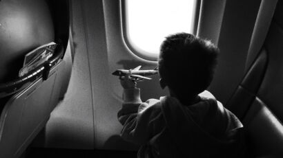 Mi hijo sí sabe volar en primera clase