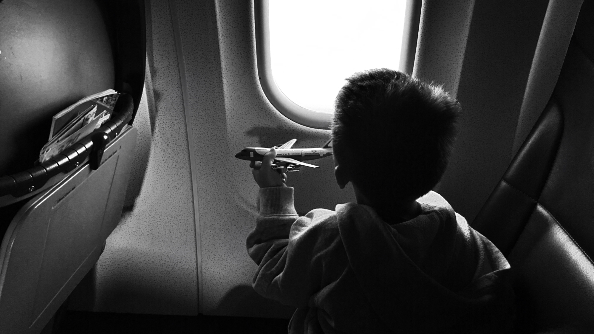 Mi hijo sí sabe volar en primera clase