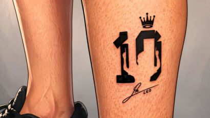 Me hice un tatuaje de Messi